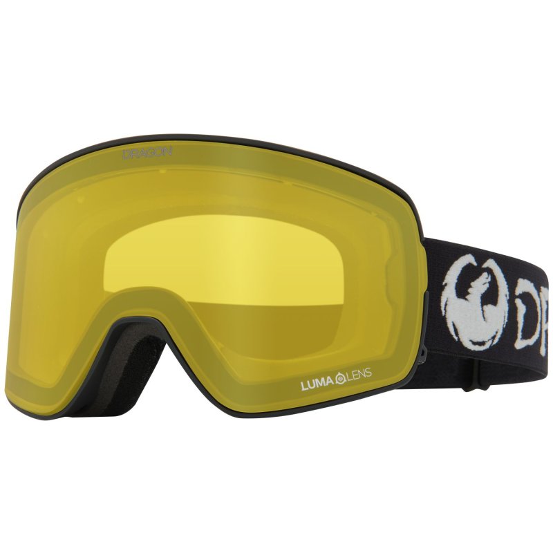 GOGLE DRAGON NFX2 CLASSIC BLACK, LLPHYELLOW