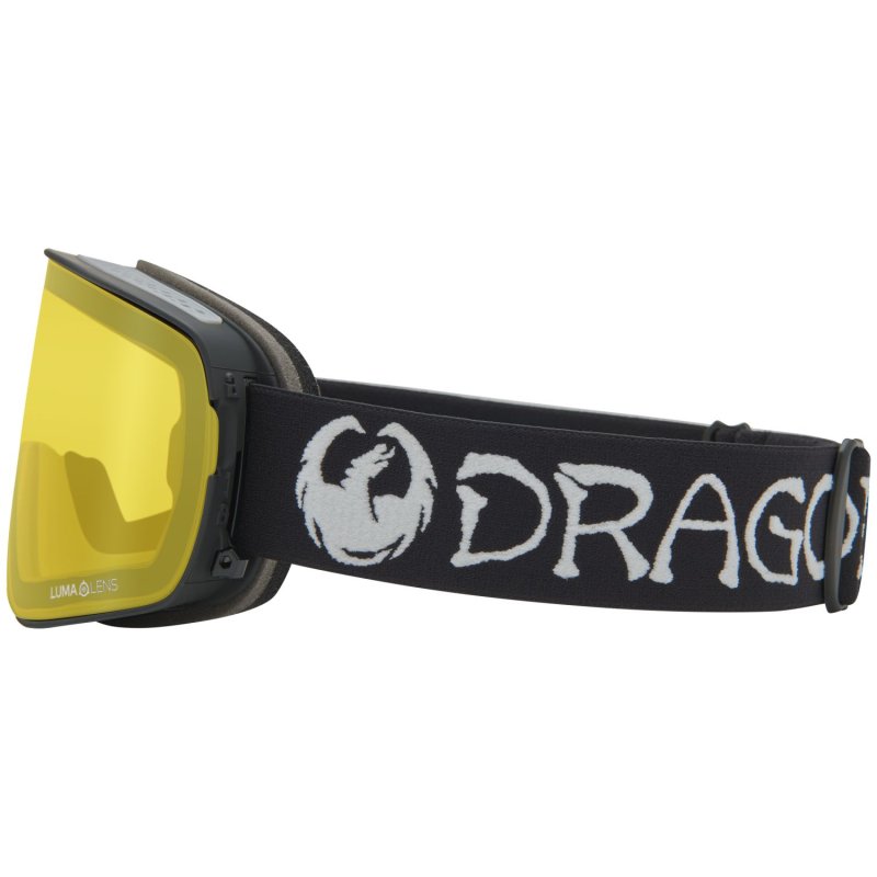GOGLE DRAGON NFX2 CLASSIC BLACK, LLPHYELLOW