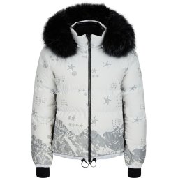 KURTKA NAR. DAMSKA SPORTALM SWEDEN, WHITE, 34