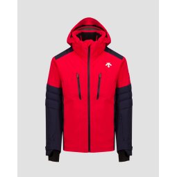KURTKA NAR. DESCENTE CARTER, RED/BLACK, 50