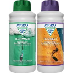 ZESTAW NIKWAX TECH WASH / TX DIRECT WASH-IN, 600ML