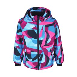 KURTKA NAR. COLOR KIDS SKI JACKET AOP, PINK, 110