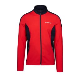 BLUZA STOCKLI TECHNOSTRETCH STOE, RED/BLK, L