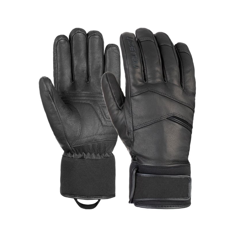 RĘKAWICE MĘSKIE REUSCH CRONON, CZARNY,