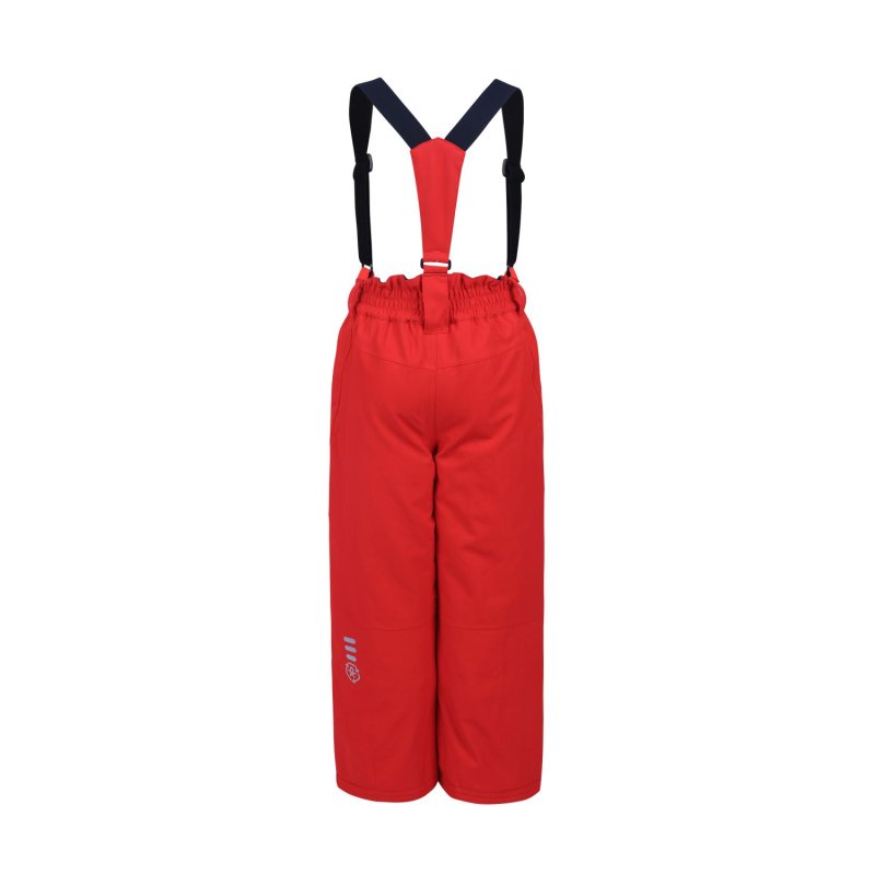 SPODNIE COLOR KIDS SKI PANTS W. POCKETS, RED,
