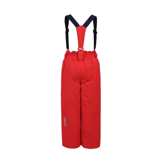 SPODNIE COLOR KIDS SKI PANTS W. POCKETS, RED,